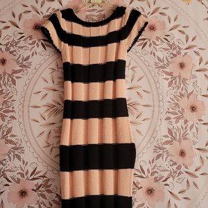 Striped Sweater Dress